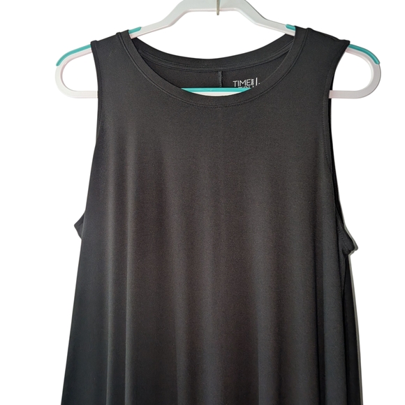 TIME AND TRU WOMEN'S RELAXED FIT SLEEVELESS SCOOP NECK A-LINE DRESS SIZE L - Picture 5 of 7